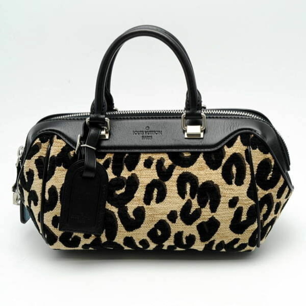 Louis Vuitton Baby Leopard Bag Calf Canvas